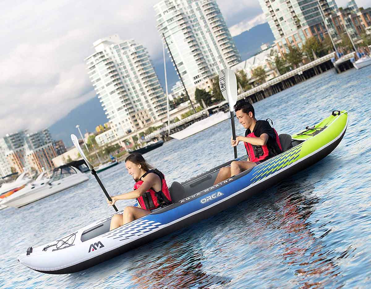 thuyen-kayak-aqua-marina-orca-or420-lifestyle Aqua Marina ORCA - 2 Person Inflatable Kayak Lifestyle